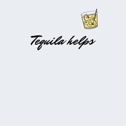 Tequila Helps - Softstyle™ women's ringspun t-shirt Design