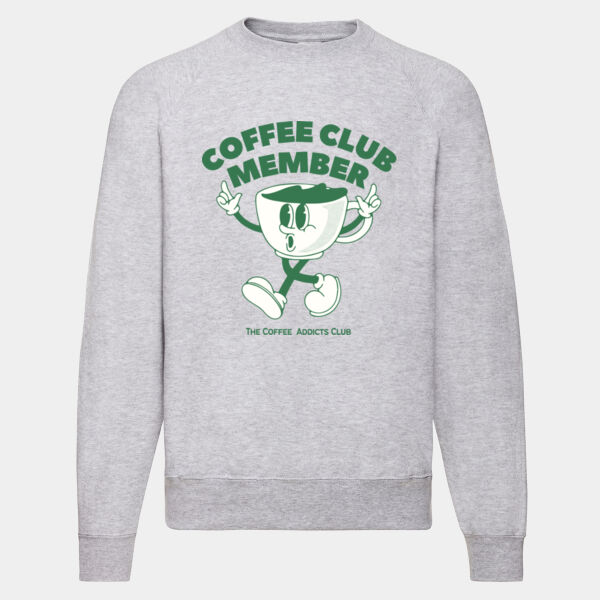 Cute Ghost Friends - Classic 80/20 raglan sweatshirt 2 Thumbnail