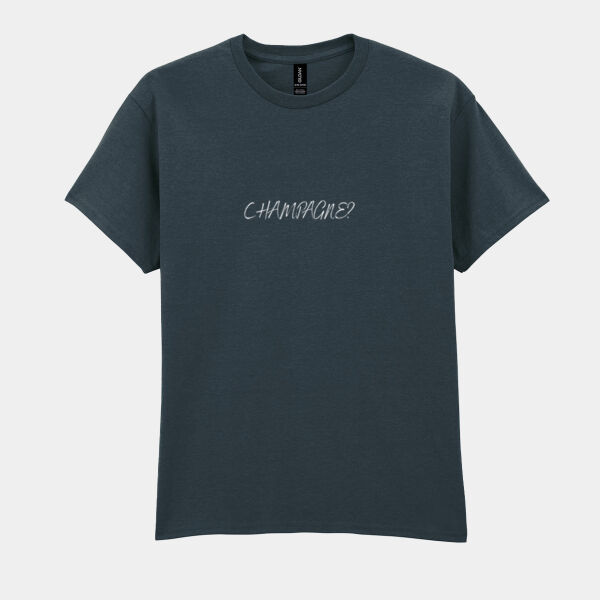 Champagne text - Ultra Cotton™ adult t-shirt Thumbnail