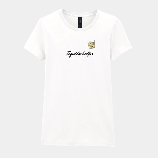 Tequila Helps - Softstyle™ women's ringspun t-shirt Thumbnail