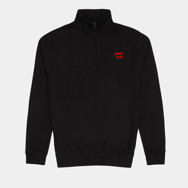 More Wine Graphic T-Shirt - Sophomore ¼ zip sweatshirt Thumbnail