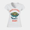 Softstyle™ women's v-neck t-shirt Thumbnail